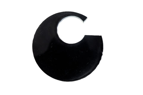 37mm Black Open Cut Circle Blank #UP372-General Bead