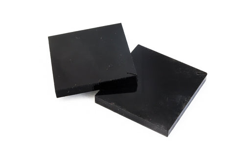 30mm Black Square Blank #UP359-General Bead