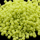 11/0 Matte Opaque Lime Green Japanese Seed Bead (10 Gm, 40 Gm, 1/2 Kilo) #JPJ019