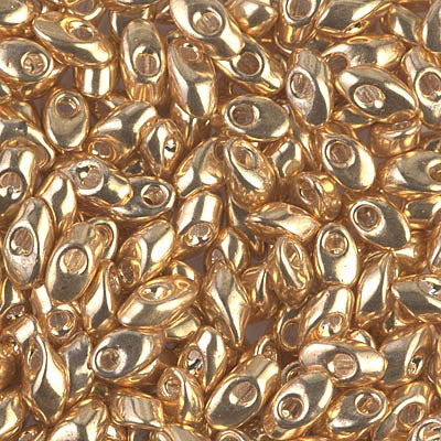 7mm Galvanized Gold Miyuki Long Magatama Bead (125 Gm) #1052