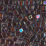 4mm Transparent Topaz AB Miyuki Cube Bead (125 Gm) #257