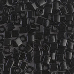 4mm Black Miyuki Cube Bead (125 Gm) #401