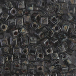 4mm Black Picasso Miyuki Cube Bead (125 Gm) #4511