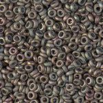 2.2mm Matte Metallic Khaki Iris Miyuki Spacer Beads (125 Gm) #SPR22-2035