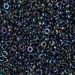 3mm Metallic Variegated Blue Iris Miyuki Spacer Beads (125 Gm) #SPR3-455