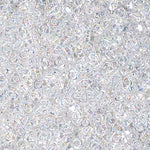 2.8mm Crystal AB Miyuki Triangle Spacer Beads (125 Gm) #SPTR28-250