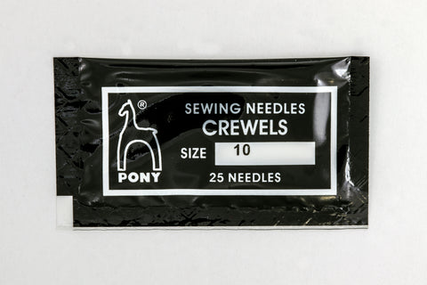 Size 10 Pony Crewel Sewing Needle (25 Pcs) #TLN011