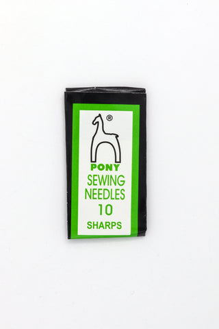 Size 10 Pony Sharps Sewing Needle (25 Pcs) #TLK011