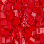 5mm Opaque Red Miyuki Tila Beads #TL-408