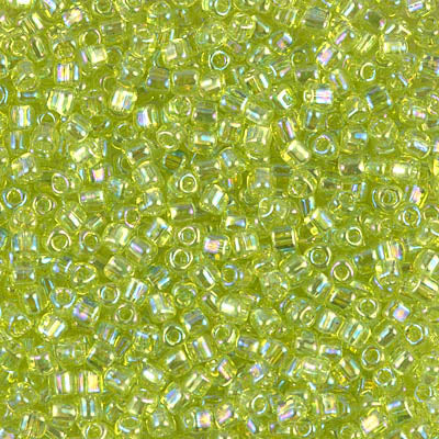 10/0 Chartreuse AB Miyuki Triangle Seed Bead (125 Gm) #1153