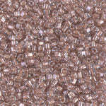 10/0 Sparkling Blush Lined Crystal Miyuki Triangle Seed Bead (125 Gm) #1525