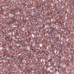 8/0 Sparkling Antique Rose Lined Crystal Miyuki Triangle Seed Bead (125 Gm) #1526