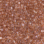 10/0 Sparkling Ginger Lined Crystal Miyuki Triangle Seed Bead (125 Gm) #1551