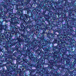 10/0 Sparkling Purple Lined Aqua Luster Miyuki Triangle Seed Bead (125 Gm) #1827