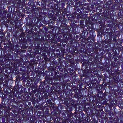 5/0 Dark Violet Lined Amethyst Miyuki Triangle Seed Bead (125 Gm) #1835