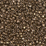 10/0 Metallic Dark Bronze Miyuki Triangle Seed Bead (125 Gm) #457