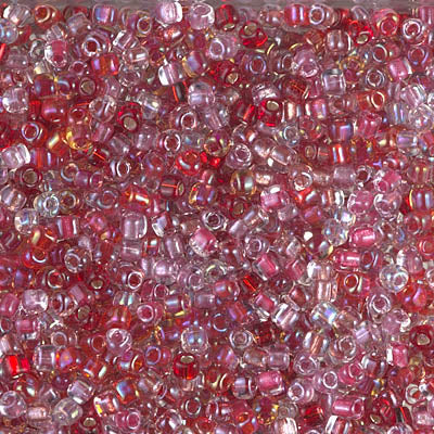 10/0 Miyuki Triangle Seed Bead Mix- Valentine (125 Gm) #MIX-05