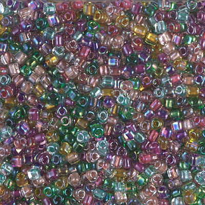 5/0 Miyuki Triangle Seed Bead Mix- Heather (20 Gm, 250 Gm) #MIX-02