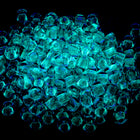 8/0 Crystal/Teal Glow in the Dark Toho Seed Bead #JZP006
