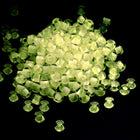 8/0 Lined Yellow/Avocado Glow in the Dark Toho Seed Bead #JZP008