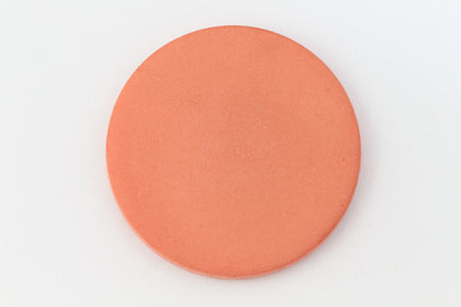 34mm Matte Salmon Round Blank #UP513-General Bead