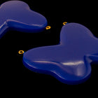 28mm x 38mm Blue Butterfly with Pins #UP526a-General Bead