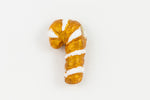 14mm Gold Ceramic Candy Cane Bead #AAU103C-General Bead