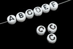 6mm Plastic "C" Alphabet Bead #ADB003