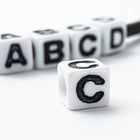 6mm Plastic "C" Alphabet Bead #ADB303