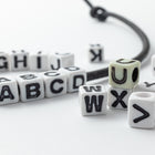 6mm Plastic "Q" Alphabet Bead #ADB317