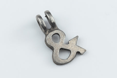 8mm Pewter Ampersand Charm #ADC032