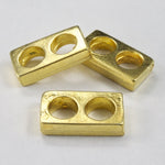 12mm 2 Hole Gold Tone Spacer Bar-General Bead