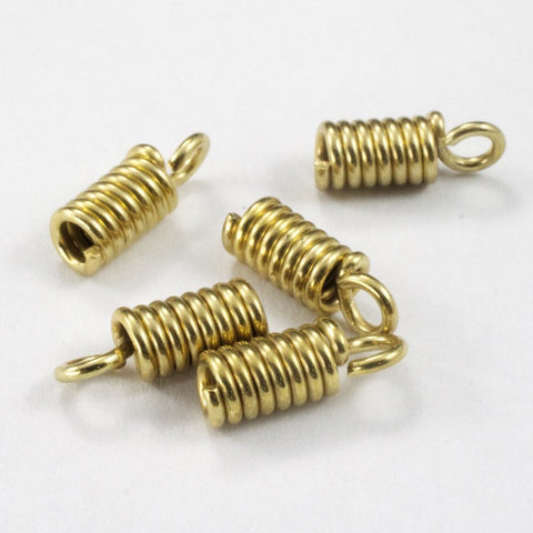 4mm x 12mm Spring Clasp End with Loop-General Bead