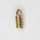 4mm x 12mm Spring Clasp End with Loop-General Bead
