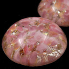 18mm Pink/Silver Foil Cabochon #AHA003-General Bead