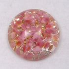 18mm Pink/Silver Foil Cabochon #AHA003-General Bead