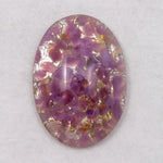 13mm x 18mm Lavender/Gold/Silver Oval #AHO001-General Bead