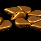 5mm x 8mm Matte Bronze Gold 2 Hole Amos Par Puca Beads (5 Gm 3 Pack, 100 Gm)