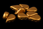 5mm x 8mm Matte Bronze Gold 2 Hole Amos Par Puca Beads (5 Gm 3 Pack, 100 Gm)