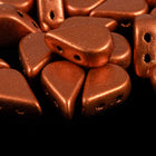 5mm x 8mm Matte Bronze Red 2 Hole Amos Par Puca Beads (5 Gm 3 Pack, 100 Gm)