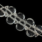 5mm x 8mm Crystal 2 Hole Amos Par Puca Beads (5 Gm 3 Pack, 100 Gm)