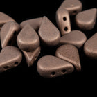 5mm x 8mm Matte Dark Bronze 2 Hole Amos Par Puca Beads (5 Gm 3 Pack, 100 Gm)