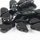 5mm x 8mm Jet 2 Hole Amos Par Puca Beads (5 Gm 3 Pack)