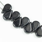 5mm x 8mm Jet Hematite 2 Hole Amos Par Puca Beads (5 Gm 3 Pack, 100 Gm)