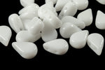5mm x 8mm White 2 Hole Amos Par Puca Beads (5 Gm)