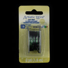18 Gauge Silver/Black/Green Artistic Craft Wire- 2 Yard (Spool, 6 Spools)