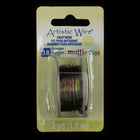 18 Gauge Brown/Green/Gold Artistic Craft Wire- 2 Yard (Spool, 6 Spools)