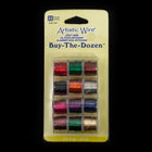 Artistic Wire. "Buy-The-Dozen" 22 Gauge Round Wire Assorted Color Mix (1 Pack, 3 Pack)