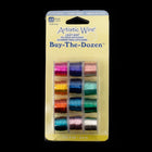 Artistic Wire. "Buy-The-Dozen" Silver Plated 22 Gauge Round Wire Assorted Color Mix (1 Pack, 3 Pack)