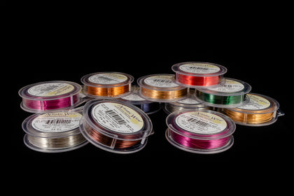 Artistic Wire. 24 Gauge Round Wire Assorted Color Mix (12 Spools)